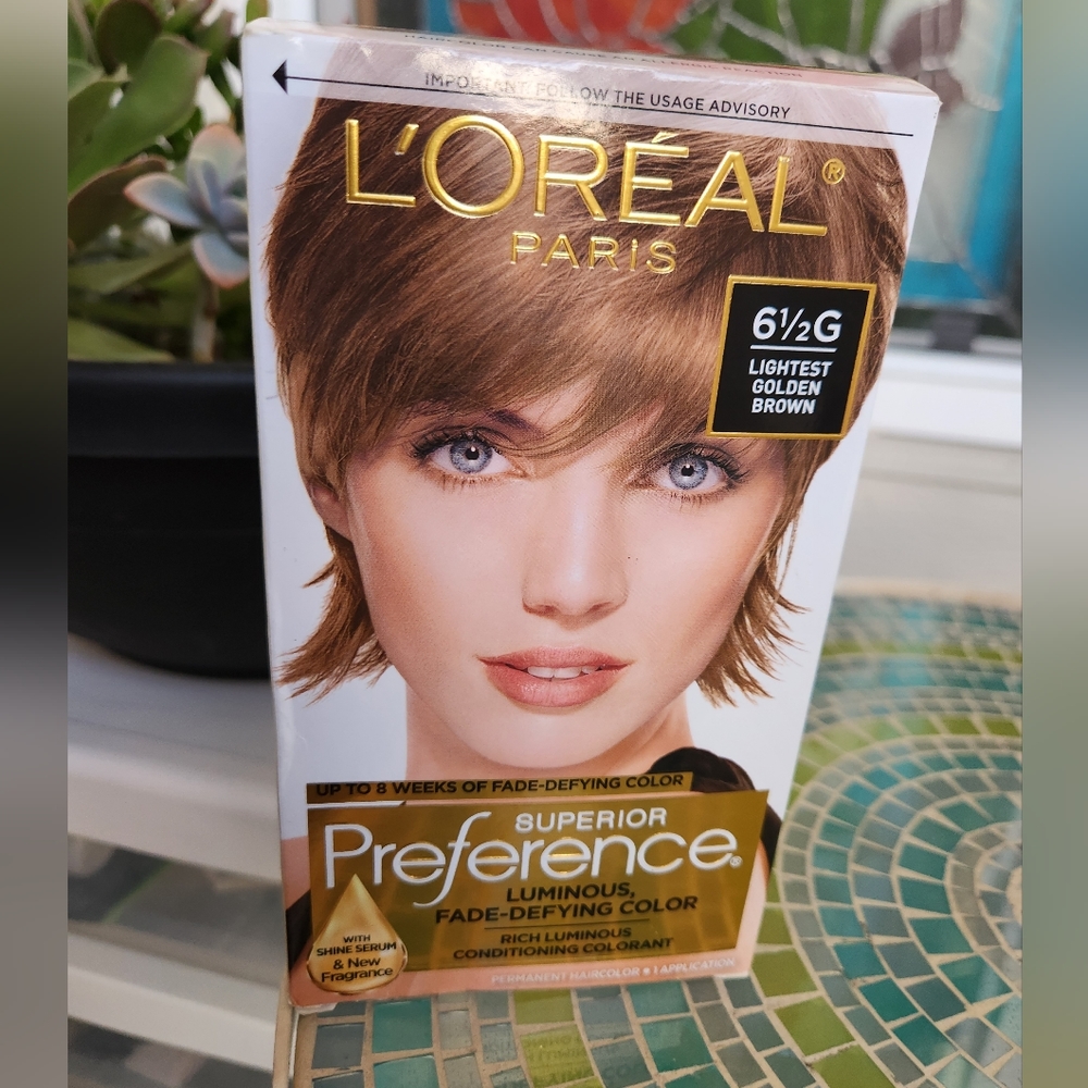 L'Oreal Paris Superior Preference Permanent Color, 6.5G Lightest Golden Brown